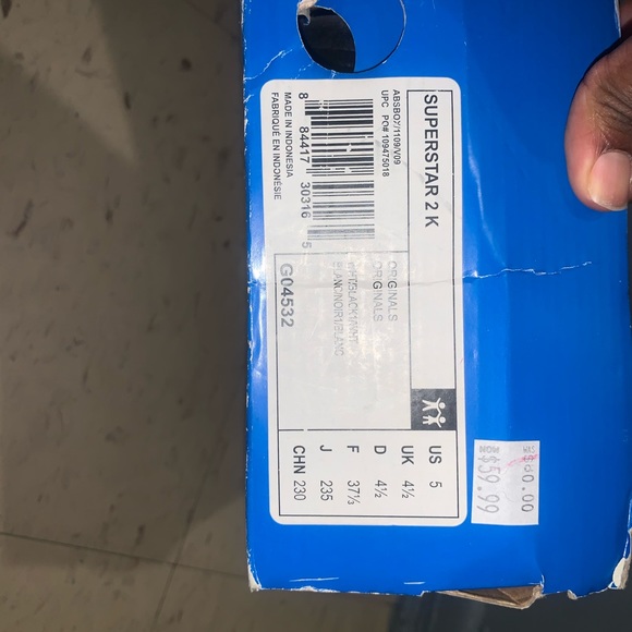 ❌SOLD❌ Adidas Superstar 2 K - Picture 3 of 3